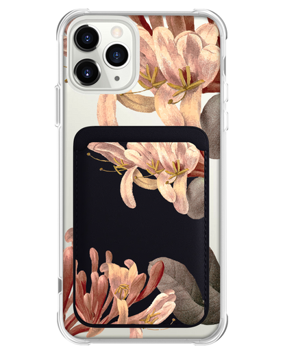 iPhone Magnetic Wallet Case - June Honey Suckle