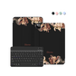 iPad / Android Tab Wireless Keyboard Flipcover - June Honeysuckle