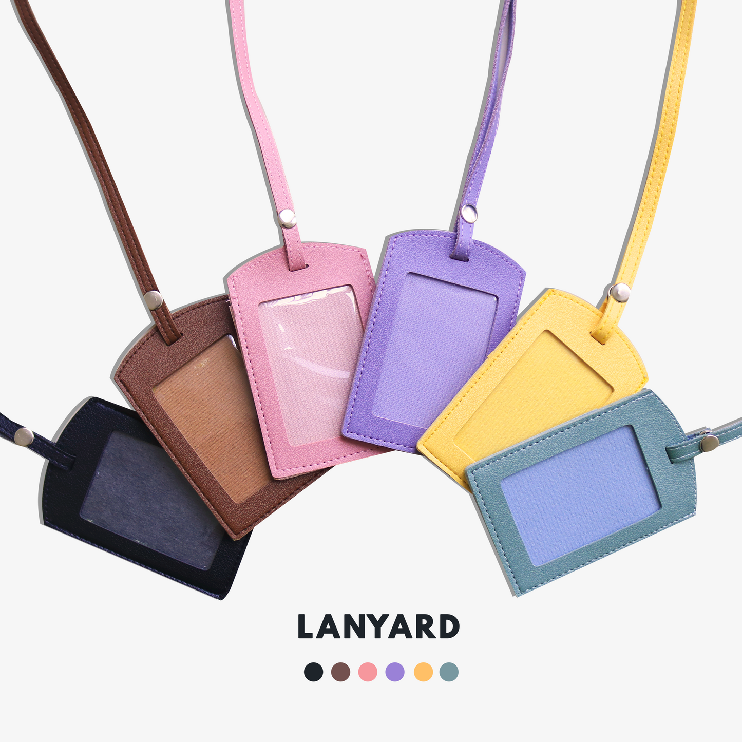 Vegan Leather Lanyard - My Universe