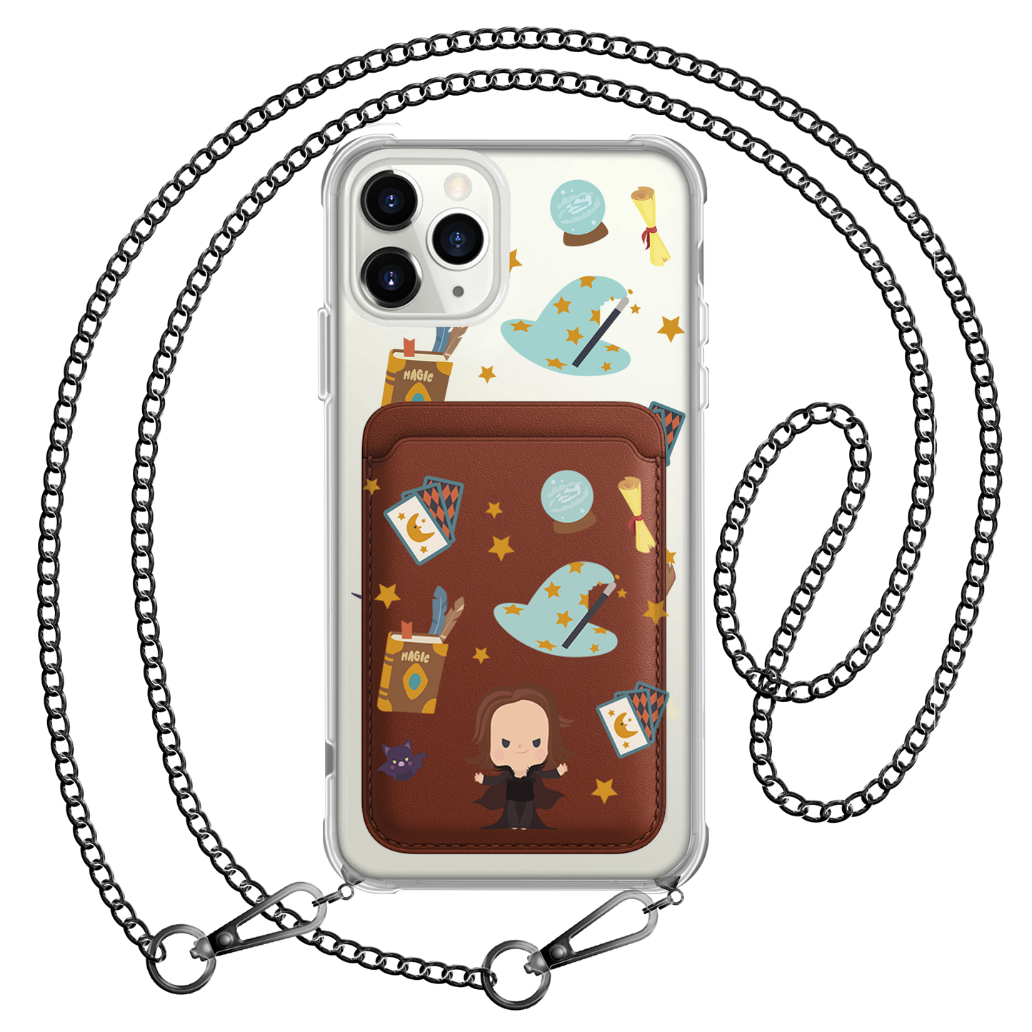 iPhone Magnetic Wallet Case - Little Hogwarts