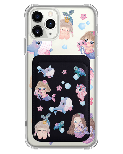 iPhone Magnetic Wallet Case - Little Mermaid