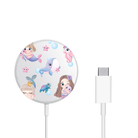 Magnetic Wireless Charger - Little Mermaid