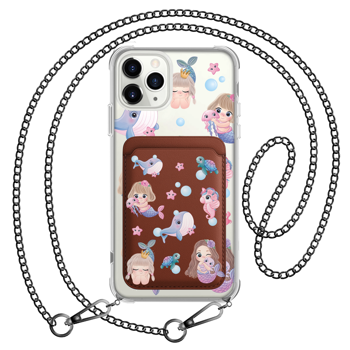 iPhone Magnetic Wallet Case - Little Mermaid