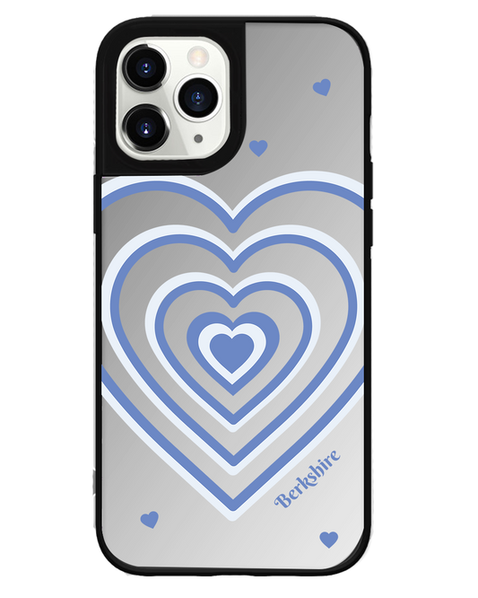 iPhone Mirror Grip Case -  Love Mirror Blue
