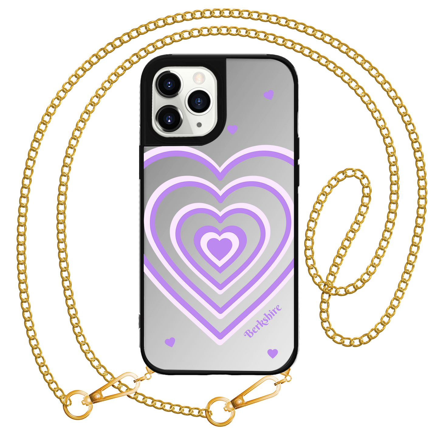 iPhone Mirror Grip Case -  Love Mirror Violet