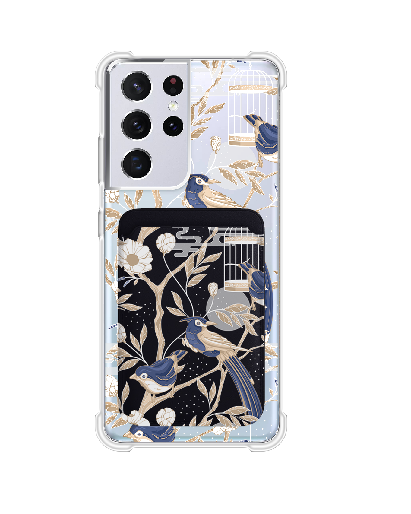 Android Magnetic Wallet Case - Lovebird 1.0