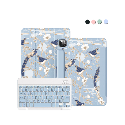iPad Wireless Keyboard Flipcover - Lovebird 1.0