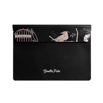 Vegan Leather Sleeve - Lovebird 2.0