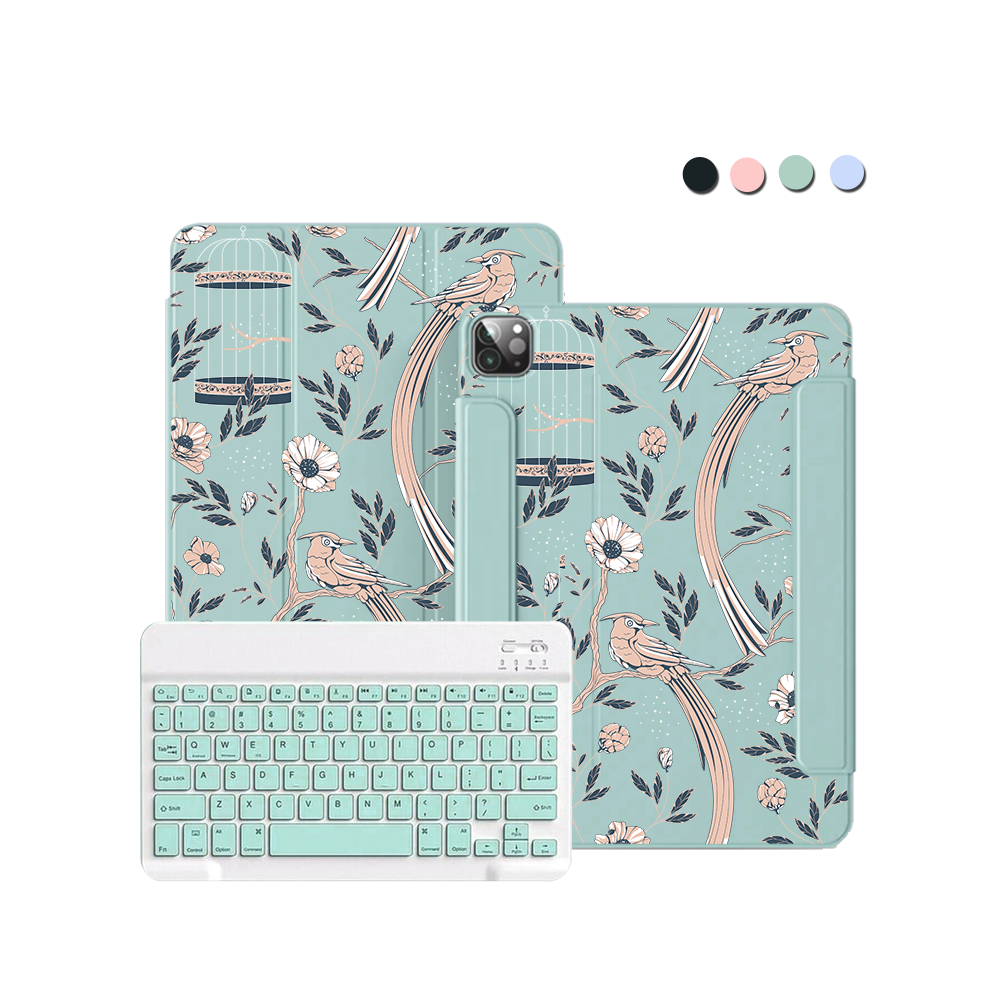 iPad Wireless Keyboard Flipcover - Lovebird 2.0