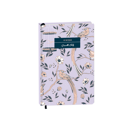 Hardcover Bookpaper Journal - Lovebird 2.0 (with Elastic Band & Bookmark)