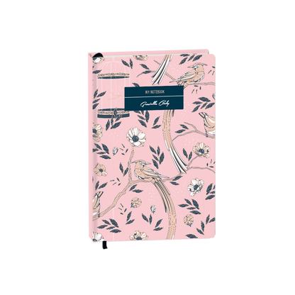 Hardcover Bookpaper Journal - Lovebird 2.0 (with Elastic Band & Bookmark)