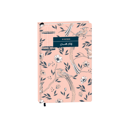 Hardcover Bookpaper Journal - Lovebird 2.0 (with Elastic Band & Bookmark)
