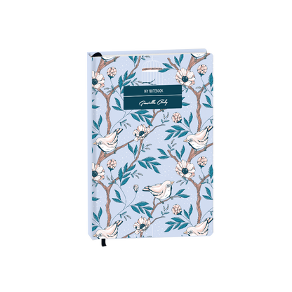 Hardcover Bookpaper Journal - Lovebird 3.0 (with Elastic Band & Bookmark)
