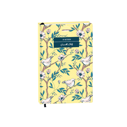 Hardcover Bookpaper Journal - Lovebird 3.0 (with Elastic Band & Bookmark)