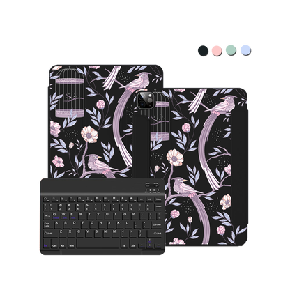 iPad / Android Tab Wireless Keyboard Flipcover - Lovebird 4.0