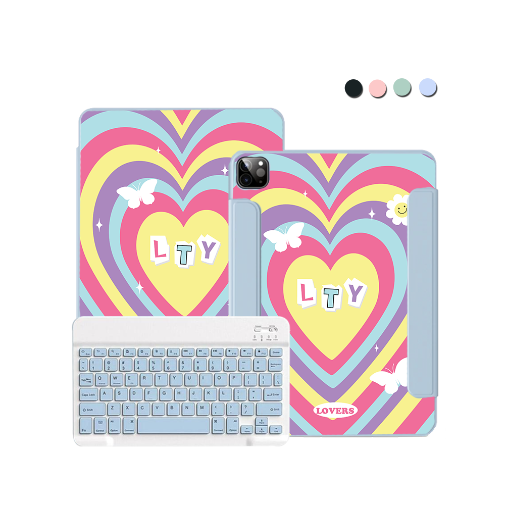 iPad / Android Tab Wireless Keyboard Flipcover - Lovers 2.0