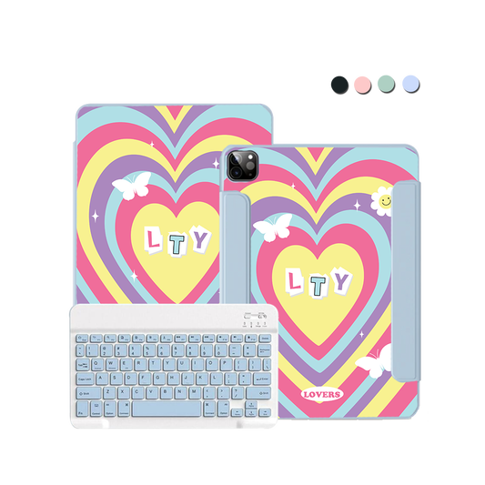 iPad Wireless Keyboard Flipcover - Lovers 2.0
