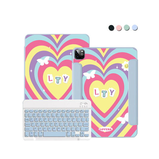 iPad / Android Tab Wireless Keyboard Flipcover - Lovers 2.0