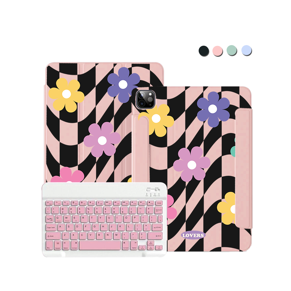 iPad / Android Tab Wireless Keyboard Flipcover - Lovers 3.0