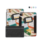 iPad / Android Tab Wireless Keyboard Flipcover - Luggage Tag