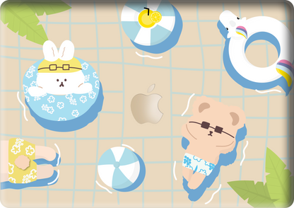 Macbook Snap Case - Pool Party 1.0