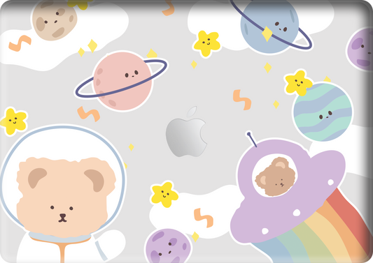 Macbook Snap Case - Astro Bear