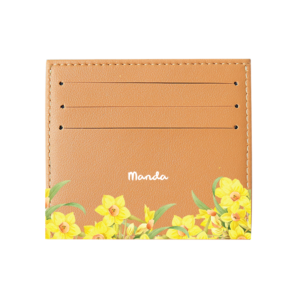 6 Slots Card Holder - March Daffodils