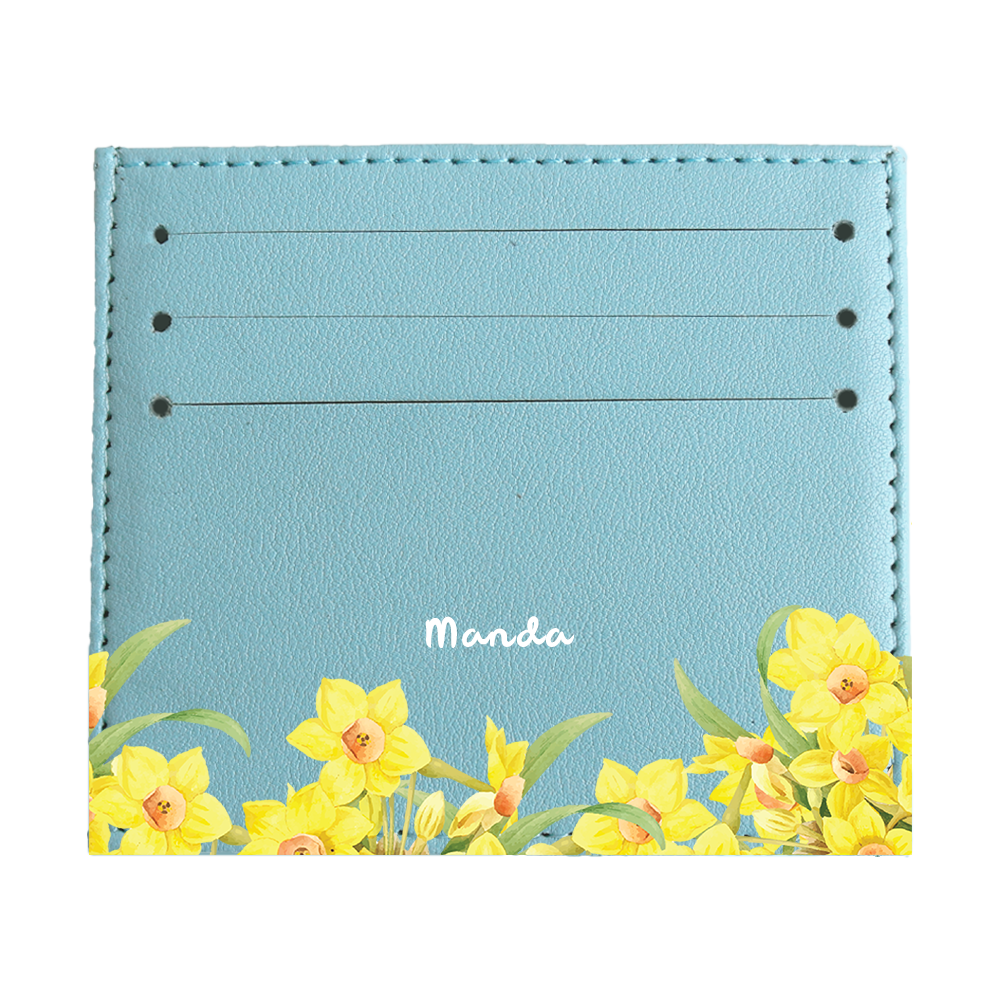 6 Slots Card Holder - March Daffodils