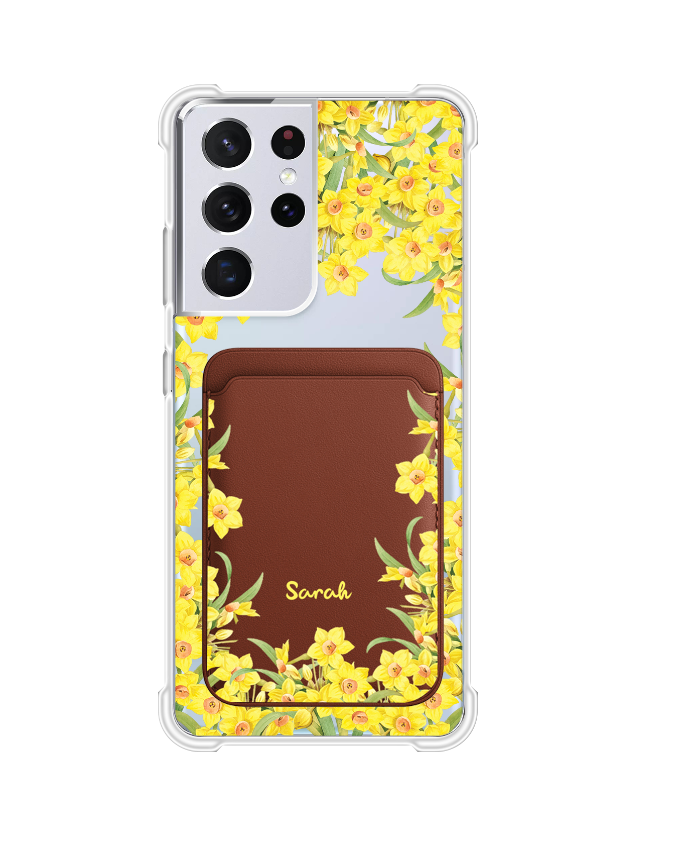 Android Magnetic Wallet Case - March Daffodils