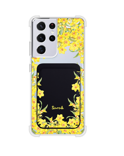Android Magnetic Wallet Case - March Daffodils