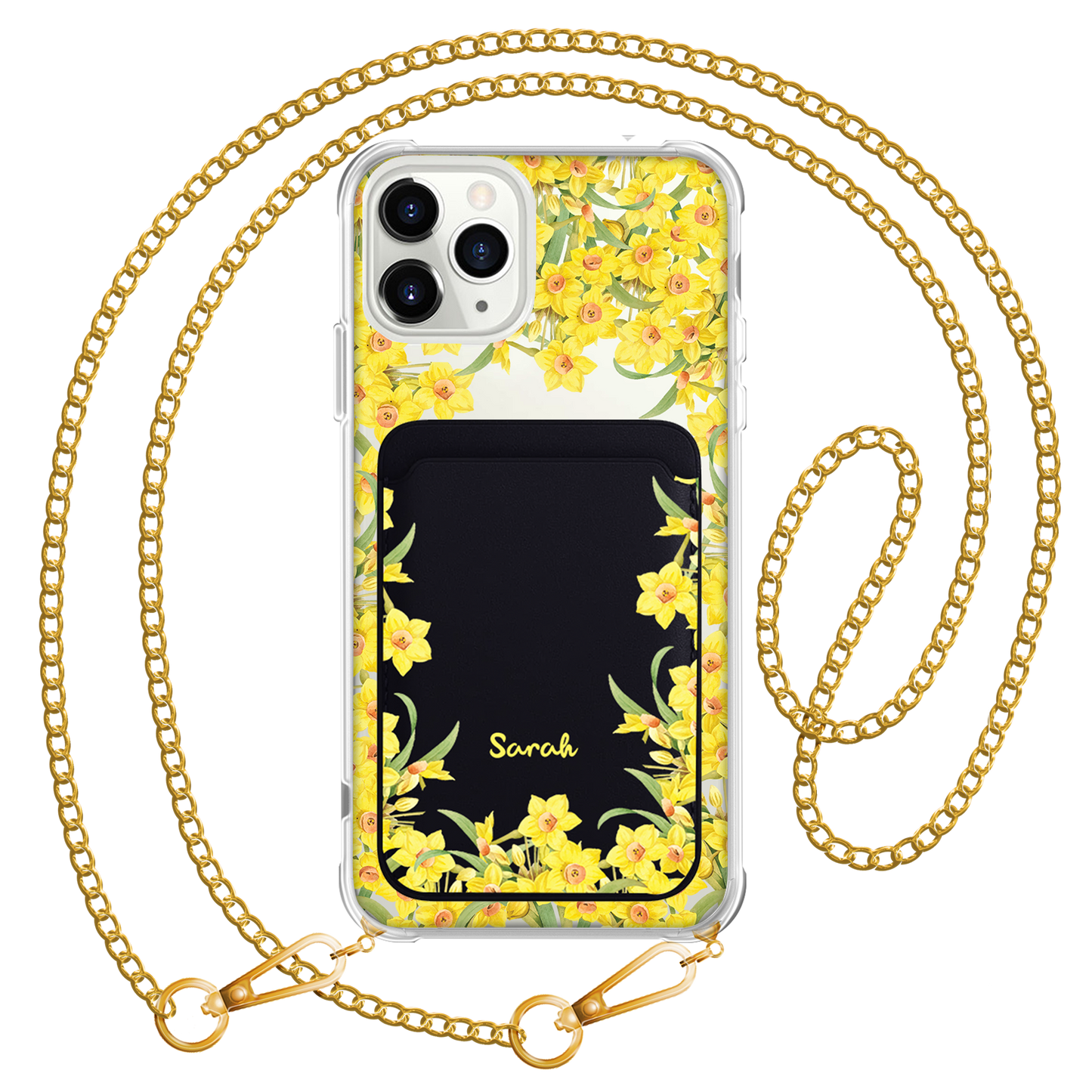 iPhone Magnetic Wallet Case - March Daffodils