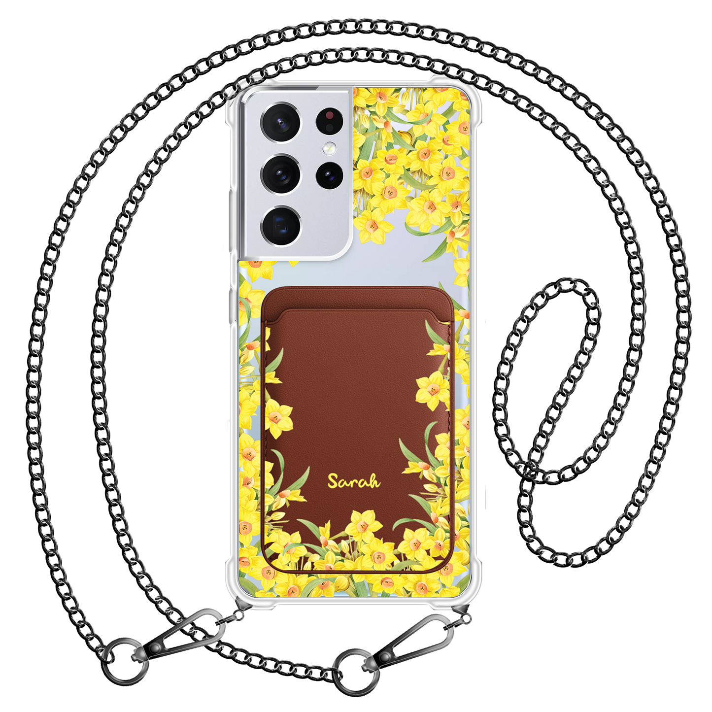 Android Magnetic Wallet Case - March Daffodils