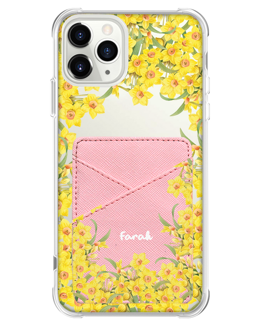 iPhone Phone Wallet Case - March Daffodils