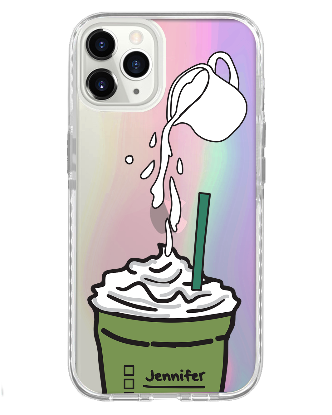 iPhone Rearguard Holo - Matcha Frappe