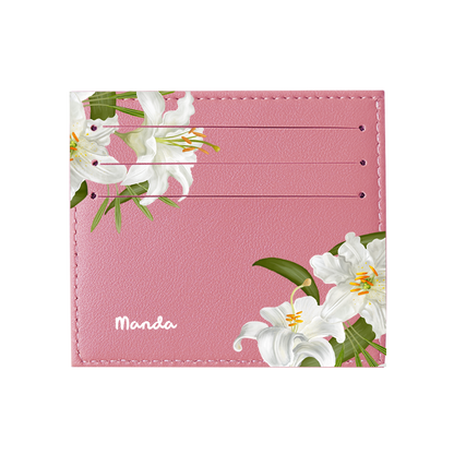 6 Slots Card Holder - May Lily of The Valley