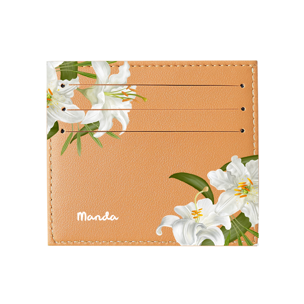 6 Slots Card Holder - May Lily of The Valley