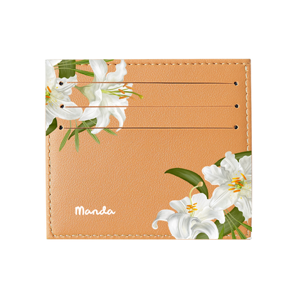 6 Slots Card Holder - May Lily of The Valley