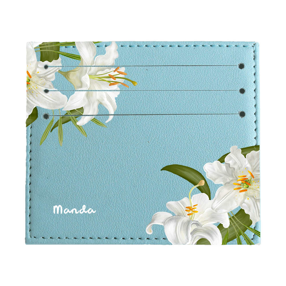 6 Slots Card Holder - May Lily of The Valley