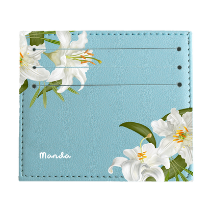 6 Slots Card Holder - May Lily of The Valley