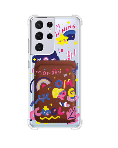 Android Magnetic Wallet Case - Monday My Day
