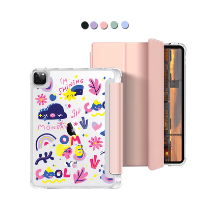 iPad Macaron Flip Cover - Monday My Day