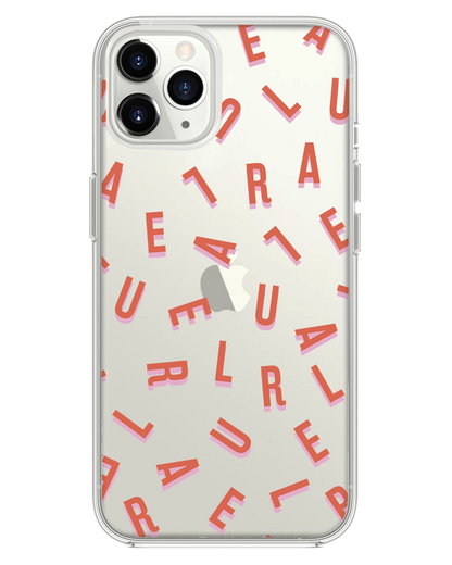 iPhone Rearguard Hybrid - CUSTOM Monogram 1.0 Coral