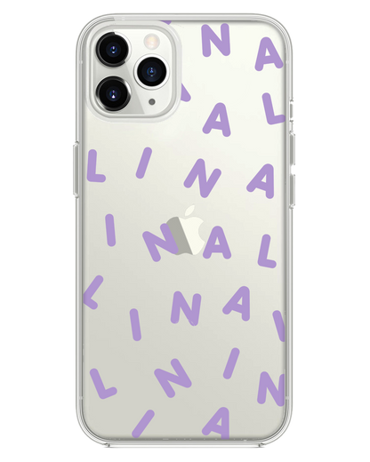 iPhone Rearguard Hybrid - CUSTOM Monogram 2.0 Lilac