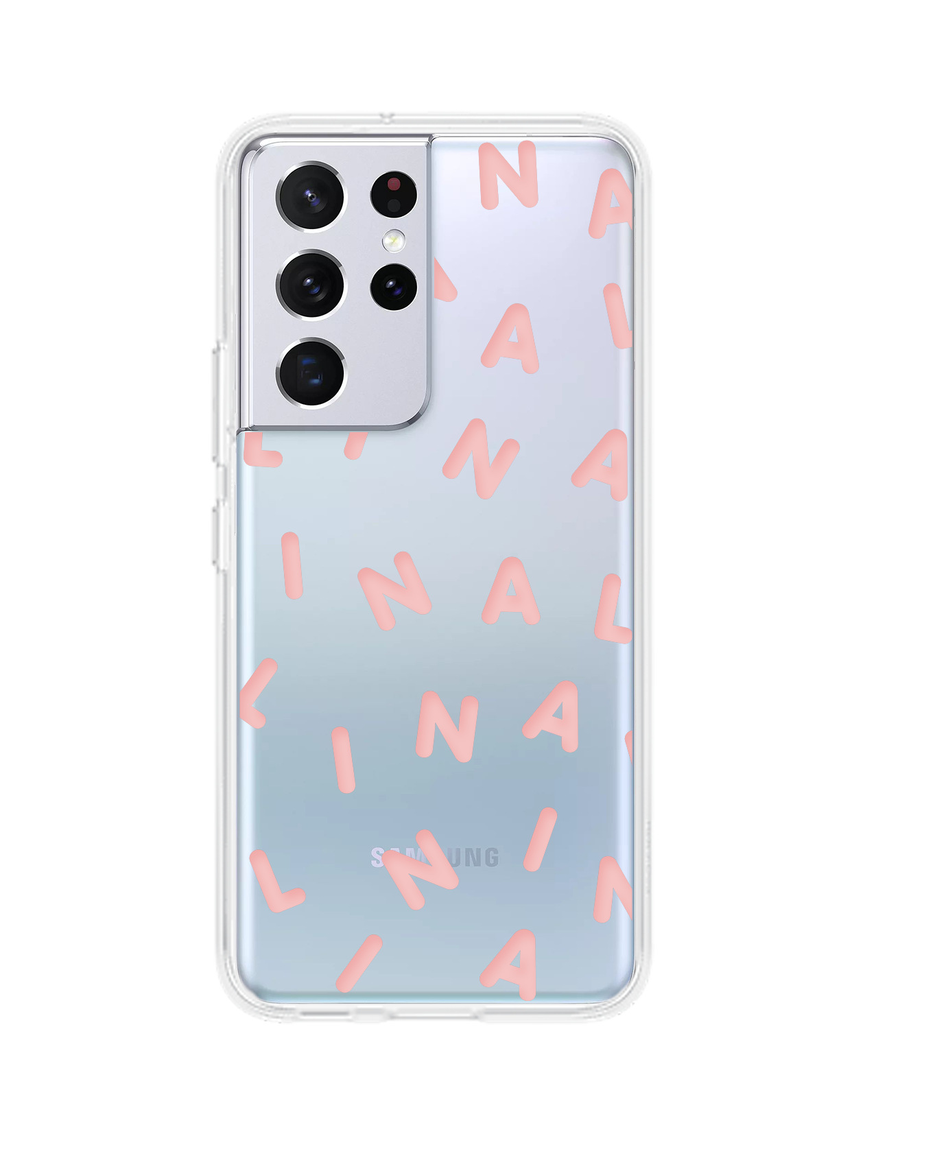 Android Rearguard Hybrid Case - CUSTOM MONOGRAM 2.0 Rosewater