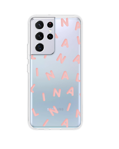 Android Rearguard Hybrid Case - CUSTOM MONOGRAM 2.0 Rosewater