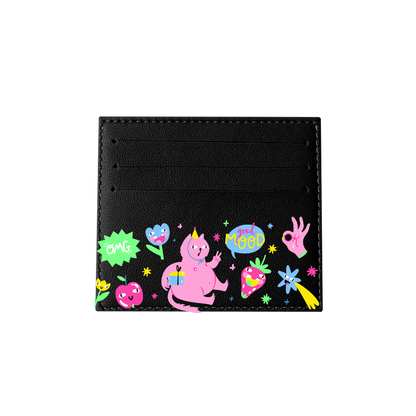 6 Slots Card Holder - Monster Say Good Mood