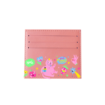 6 Slots Card Holder - Monster Say Good Mood