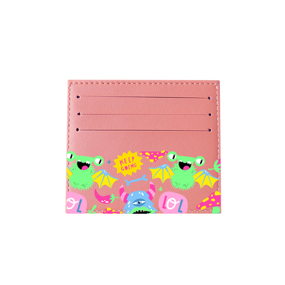6 Slots Card Holder - Monster Say Keep Going