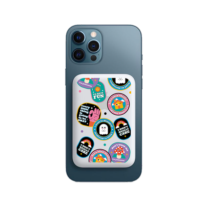 Magnetic Wireless Powerbank - Monster Sticker Pack
