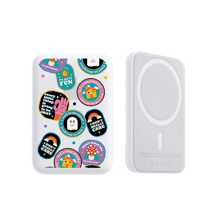 Magnetic Wireless Powerbank - Monster Sticker Pack